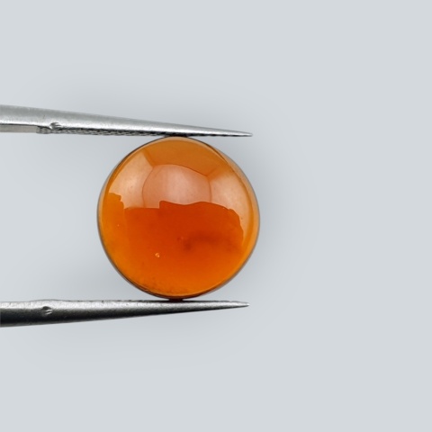 Hessonite garnet cabochon fi 11 mm no 114