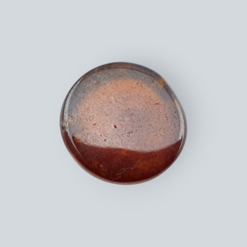 Hessonite garnet cabochon fi 12 mm no 213