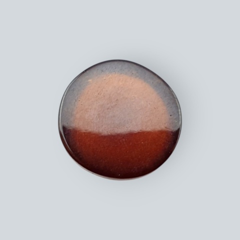 Hessonite garnet cabochon fi 13 mm no 67