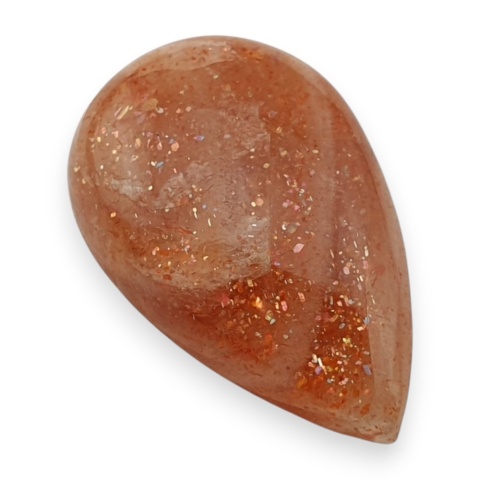 Kamień słoneczny kaboszon 23x15 mm nr 124