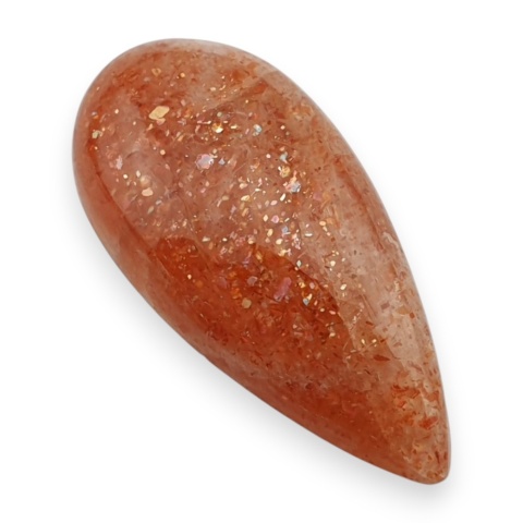 Kamień słoneczny kaboszon 28x13 mm nr 135