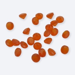 Karneol fasetowany 4 mm 1 szt