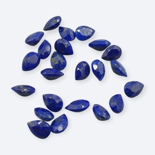 Lapis lazuli łezka fasetowana 6x4 mm 1 szt