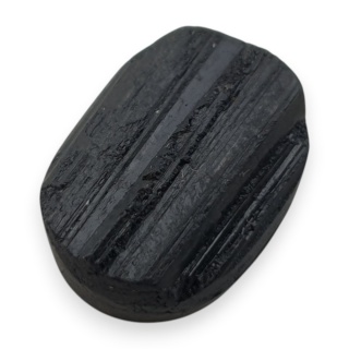 Czarny turmalin kaboszon druzy 16x12 mm nr 657