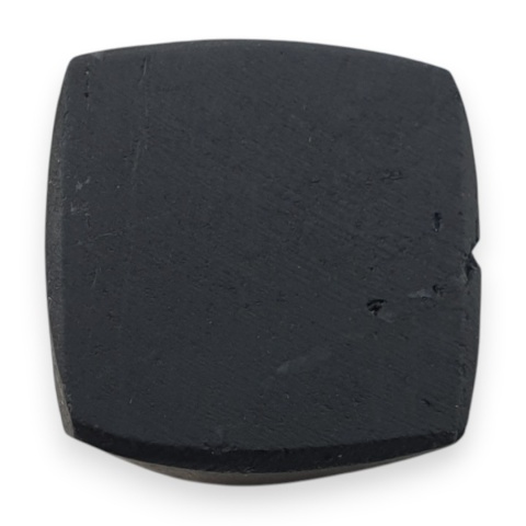 Black tourmaline druse cabochon 16x16 mm no 568