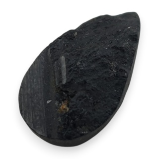 Black tourmaline druse cabochon 17x10 mm no 665