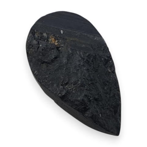 Czarny turmalin kaboszon druzy 17x10 mm nr 665