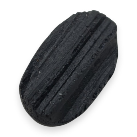 Black tourmaline druse cabochon 18x10 mm no 688