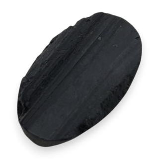 Czarny turmalin kaboszon druzy 18x11 mm nr 666