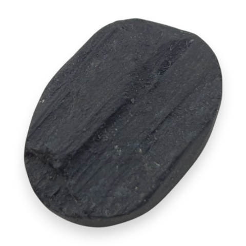 Black tourmaline druse cabochon 18x13 mm no 505
