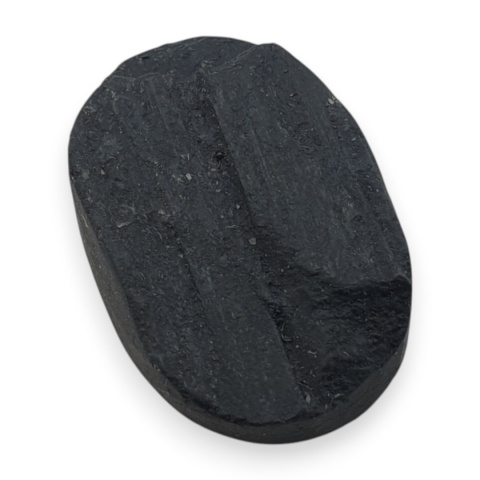 Black tourmaline druse cabochon 18x13 mm no 505
