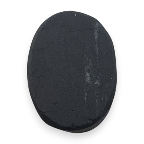 Black tourmaline druse cabochon 18x13 mm no 505