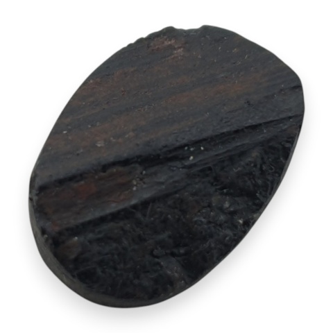 Czarny turmalin kaboszon druzy 18x13 mm nr 581