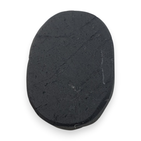 Black tourmaline druse cabochon 18x13 mm no 647