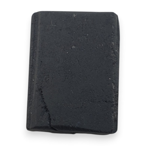 Black tourmaline druse cabochon 18x13 mm no 667