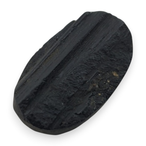 Czarny turmalin kaboszon druzy 19x12 mm nr 656