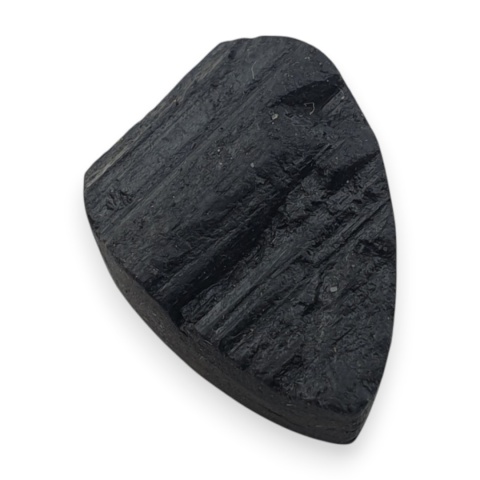 Black tourmaline druse cabochon 19x13 mm no 597