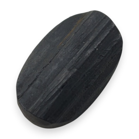 Czarny turmalin kaboszon druzy 20x12 mm nr 652