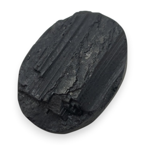 Black tourmaline druse cabochon 20x15 mm no 677
