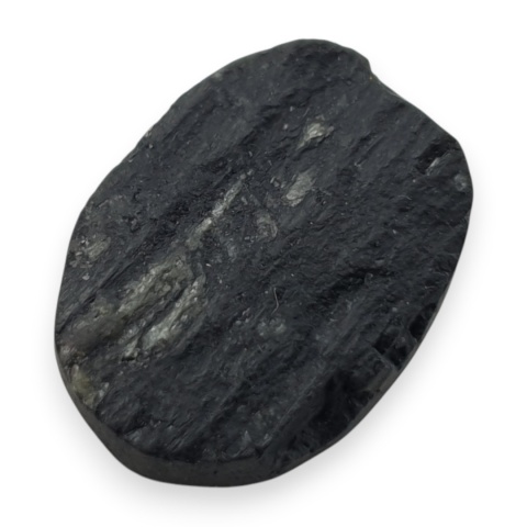 Black tourmaline druse cabochon 20x15 mm no 678