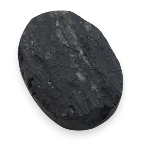 Black tourmaline druse cabochon 20x15 mm no 678