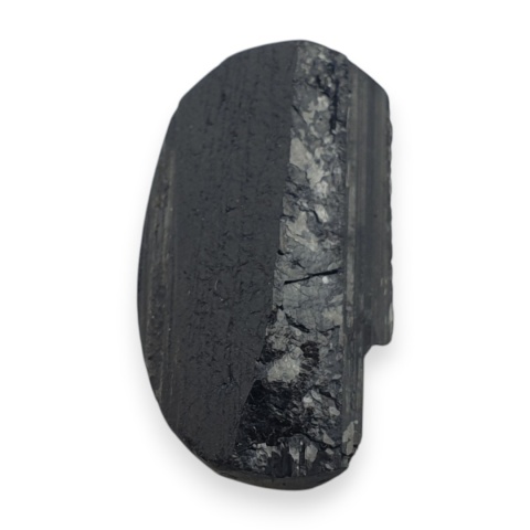 Czarny turmalin kaboszon druzy 22x11 mm nr 593