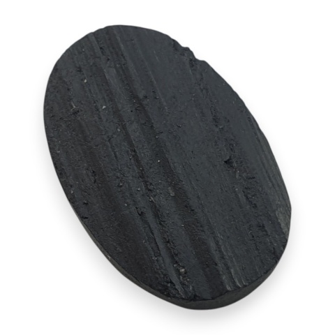 Czarny turmalin kaboszon druzy 22x15 mm nr 508