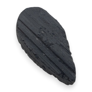 Black tourmaline druse cabochon 24x12 mm no 514