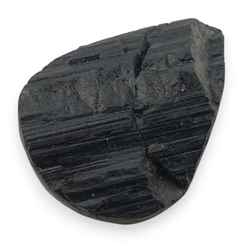 Czarny turmalin kaboszon druzy 28x21 mm nr 501