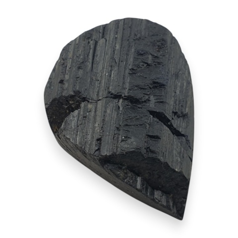 Czarny turmalin kaboszon druzy 28x21 mm nr 501