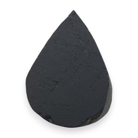 Czarny turmalin kaboszon druzy 28x21 mm nr 501