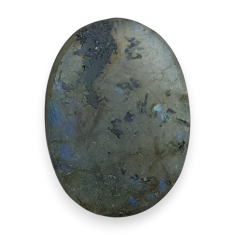 Labradoryt kaboszon 25x18 mm nr BB677