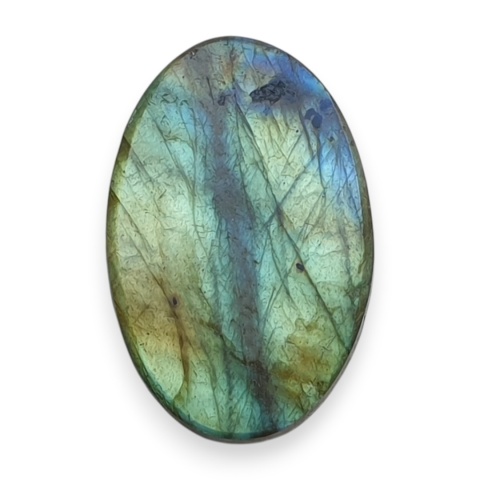 Labradoryt kaboszon 26x17 mm nr B637