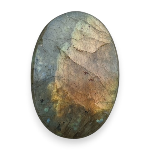 Labradoryt kaboszon 27x19 mm nr B653