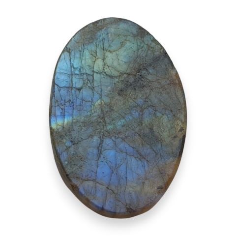 Labradoryt kaboszon surowy 51x34 mm nr 120