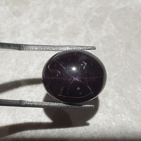 Star garnet cabochon 14x12 mm no 238