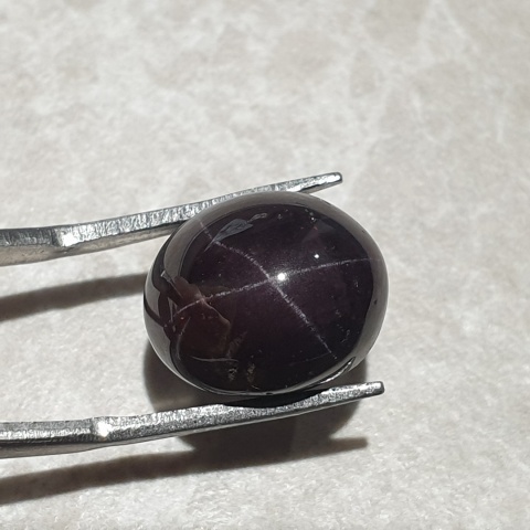 Star garnet cabochon 14x12 mm no 246