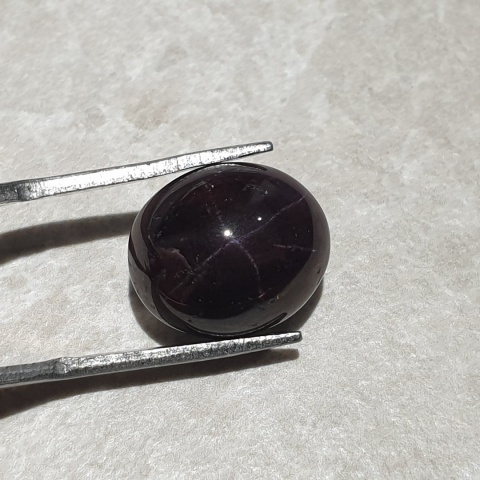 Star garnet cabochon 14x12 mm no 248