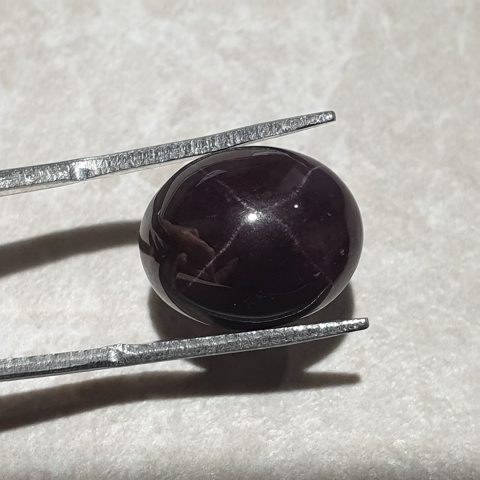Star garnet cabochon 14x12 mm no 269