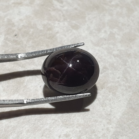 Star garnet cabochon 14x12 mm no 276