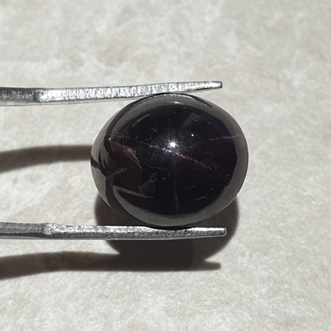 Star garnet cabochon 14x12 mm no 288