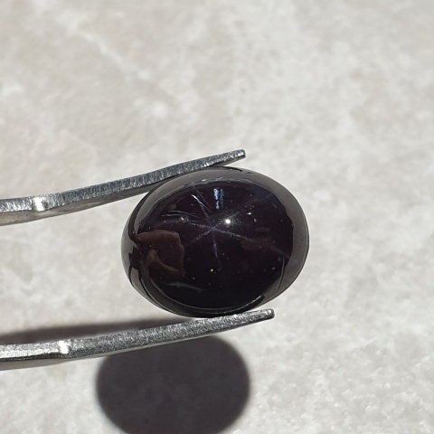 Star garnet cabochon 15x12 mm no 168