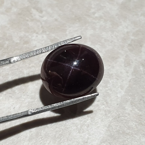 Star garnet cabochon 15x12 mm no 224