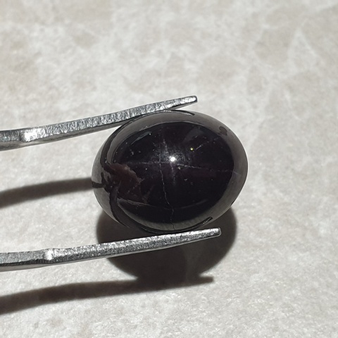 Star garnet cabochon 15x12 mm no 254
