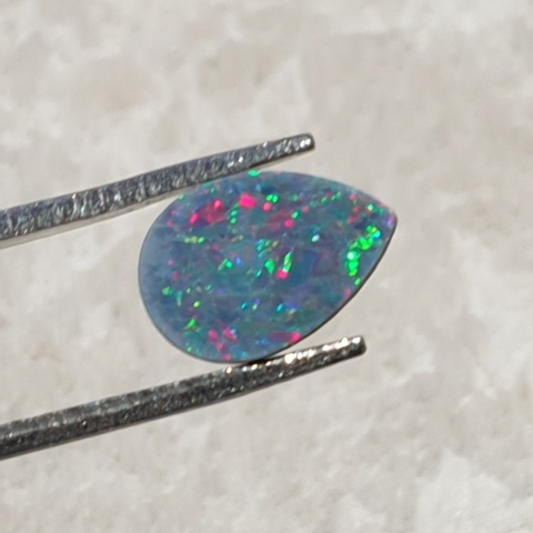 Opal australijski doublet 10x7 mm nr 123