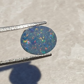 Opal australijski doublet 10x8 mm nr 100