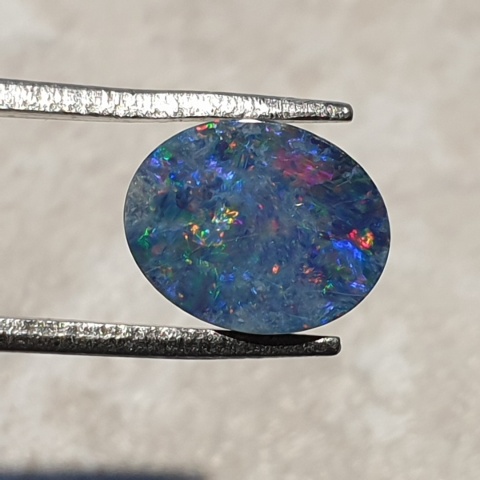 Opal australijski doublet 10x8 mm nr 97