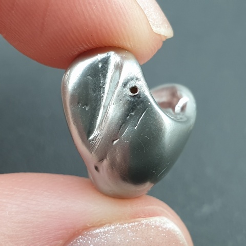 Seashell bryłka z dziurką 10x13 mm nr 232