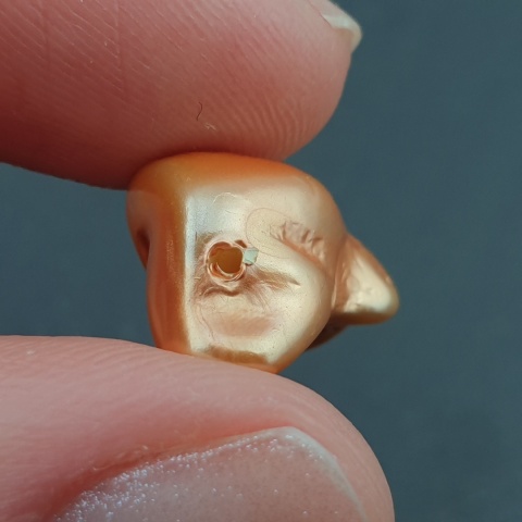 Seashell bryłka z dziurką 16x11 mm nr 166