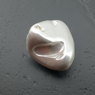 Seashell bryłka z dziurką 16x15 mm nr 105